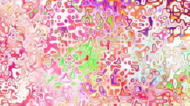 Yumuşak mor ve pembe tonlara sahip soyut organik hücresel doku, sıvı mozaik desen ve rüya gibi dijital yüzey