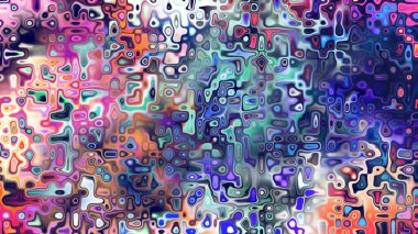 Yumuşak mor ve pembe tonlara sahip soyut organik hücresel doku, sıvı mozaik desen ve rüya gibi dijital yüzey