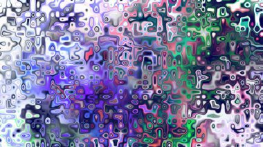 Yumuşak mor ve pembe tonlara sahip soyut organik hücresel doku, sıvı mozaik desen ve rüya gibi dijital yüzey