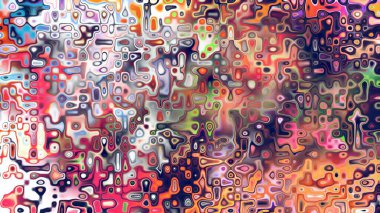 Yumuşak mor ve pembe tonlara sahip soyut organik hücresel doku, sıvı mozaik desen ve rüya gibi dijital yüzey