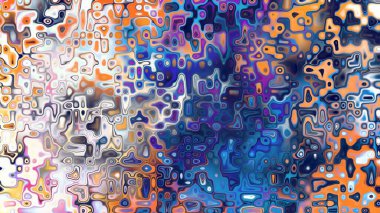 Yumuşak mor ve pembe tonlara sahip soyut organik hücresel doku, sıvı mozaik desen ve rüya gibi dijital yüzey