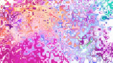 Yumuşak mor ve pembe tonlara sahip soyut organik hücresel doku, sıvı mozaik desen ve rüya gibi dijital yüzey