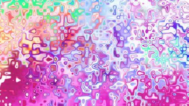 Yumuşak mor ve pembe tonlara sahip soyut organik hücresel doku, sıvı mozaik desen ve rüya gibi dijital yüzey
