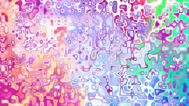 Yumuşak mor ve pembe tonlara sahip soyut organik hücresel doku, sıvı mozaik desen ve rüya gibi dijital yüzey