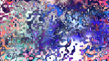 Yumuşak mor ve pembe tonlara sahip soyut organik hücresel doku, sıvı mozaik desen ve rüya gibi dijital yüzey