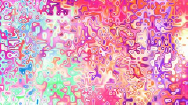 Yumuşak mor ve pembe tonlara sahip soyut organik hücresel doku, sıvı mozaik desen ve rüya gibi dijital yüzey