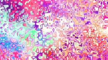 Yumuşak mor ve pembe tonlara sahip soyut organik hücresel doku, sıvı mozaik desen ve rüya gibi dijital yüzey