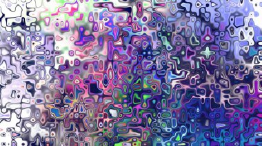 Yumuşak mor ve pembe tonlara sahip soyut organik hücresel doku, sıvı mozaik desen ve rüya gibi dijital yüzey