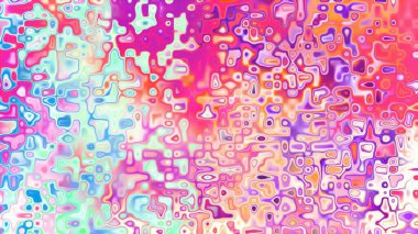 Yumuşak mor ve pembe tonlara sahip soyut organik hücresel doku, sıvı mozaik desen ve rüya gibi dijital yüzey