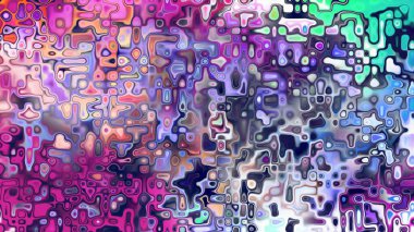 Yumuşak mor ve pembe tonlara sahip soyut organik hücresel doku, sıvı mozaik desen ve rüya gibi dijital yüzey