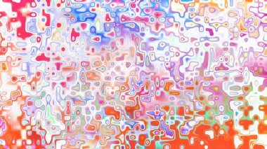 Yumuşak mor ve pembe tonlara sahip soyut organik hücresel doku, sıvı mozaik desen ve rüya gibi dijital yüzey