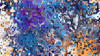 Yumuşak mor ve pembe tonlara sahip soyut organik hücresel doku, sıvı mozaik desen ve rüya gibi dijital yüzey