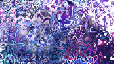 Yumuşak mor ve pembe tonlara sahip soyut organik hücresel doku, sıvı mozaik desen ve rüya gibi dijital yüzey