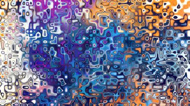 Yumuşak mor ve pembe tonlara sahip soyut organik hücresel doku, sıvı mozaik desen ve rüya gibi dijital yüzey