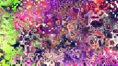 Yumuşak mor ve pembe tonlara sahip soyut organik hücresel doku, sıvı mozaik desen ve rüya gibi dijital yüzey