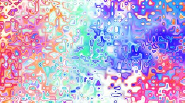 Yumuşak mor ve pembe tonlara sahip soyut organik hücresel doku, sıvı mozaik desen ve rüya gibi dijital yüzey