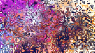 Yumuşak mor ve pembe tonlara sahip soyut organik hücresel doku, sıvı mozaik desen ve rüya gibi dijital yüzey