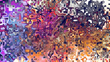 Yumuşak mor ve pembe tonlara sahip soyut organik hücresel doku, sıvı mozaik desen ve rüya gibi dijital yüzey