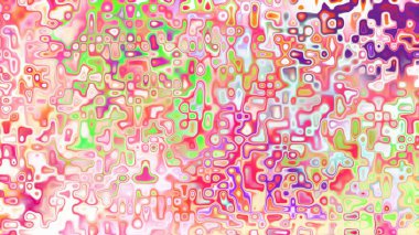 Yumuşak mor ve pembe tonlara sahip soyut organik hücresel doku, sıvı mozaik desen ve rüya gibi dijital yüzey