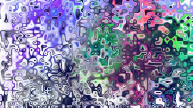 Yumuşak mor ve pembe tonlara sahip soyut organik hücresel doku, sıvı mozaik desen ve rüya gibi dijital yüzey