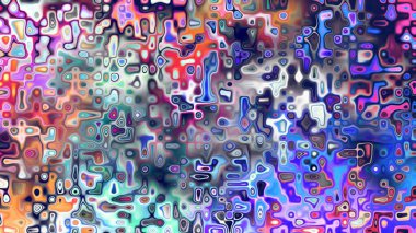 Yumuşak mor ve pembe tonlara sahip soyut organik hücresel doku, sıvı mozaik desen ve rüya gibi dijital yüzey