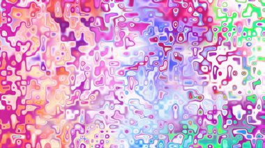 Yumuşak mor ve pembe tonlara sahip soyut organik hücresel doku, sıvı mozaik desen ve rüya gibi dijital yüzey