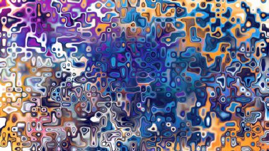 Yumuşak mor ve pembe tonlara sahip soyut organik hücresel doku, sıvı mozaik desen ve rüya gibi dijital yüzey