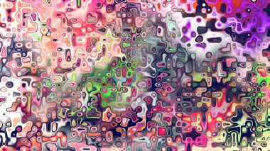 Yumuşak mor ve pembe tonlara sahip soyut organik hücresel doku, sıvı mozaik desen ve rüya gibi dijital yüzey