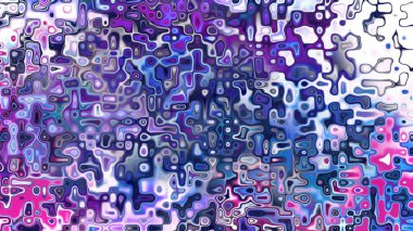 Yumuşak mor ve pembe tonlara sahip soyut organik hücresel doku, sıvı mozaik desen ve rüya gibi dijital yüzey