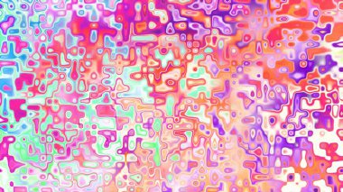 Yumuşak mor ve pembe tonlara sahip soyut organik hücresel doku, sıvı mozaik desen ve rüya gibi dijital yüzey