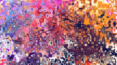 Yumuşak mor ve pembe tonlara sahip soyut organik hücresel doku, sıvı mozaik desen ve rüya gibi dijital yüzey