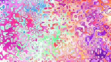 Yumuşak mor ve pembe tonlara sahip soyut organik hücresel doku, sıvı mozaik desen ve rüya gibi dijital yüzey