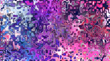 Yumuşak mor ve pembe tonlara sahip soyut organik hücresel doku, sıvı mozaik desen ve rüya gibi dijital yüzey