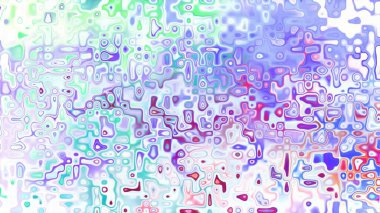 Yumuşak mor ve pembe tonlara sahip soyut organik hücresel doku, sıvı mozaik desen ve rüya gibi dijital yüzey