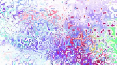 Yumuşak mor ve pembe tonlara sahip soyut organik hücresel doku, sıvı mozaik desen ve rüya gibi dijital yüzey