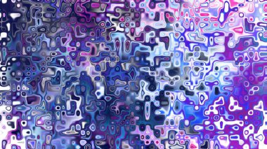 Yumuşak mor ve pembe tonlara sahip soyut organik hücresel doku, sıvı mozaik desen ve rüya gibi dijital yüzey