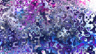 Yumuşak mor ve pembe tonlara sahip soyut organik hücresel doku, sıvı mozaik desen ve rüya gibi dijital yüzey