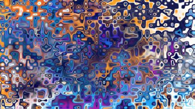 Yumuşak mor ve pembe tonlara sahip soyut organik hücresel doku, sıvı mozaik desen ve rüya gibi dijital yüzey