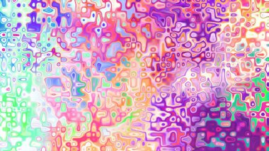 Yumuşak mor ve pembe tonlara sahip soyut organik hücresel doku, sıvı mozaik desen ve rüya gibi dijital yüzey