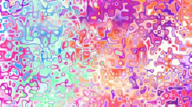 Yumuşak mor ve pembe tonlara sahip soyut organik hücresel doku, sıvı mozaik desen ve rüya gibi dijital yüzey