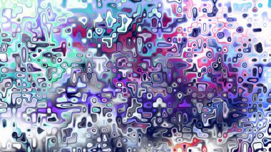 Yumuşak mor ve pembe tonlara sahip soyut organik hücresel doku, sıvı mozaik desen ve rüya gibi dijital yüzey