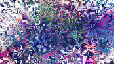 Yumuşak mor ve pembe tonlara sahip soyut organik hücresel doku, sıvı mozaik desen ve rüya gibi dijital yüzey