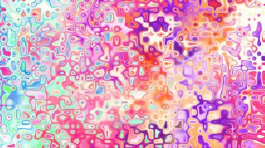 Yumuşak mor ve pembe tonlara sahip soyut organik hücresel doku, sıvı mozaik desen ve rüya gibi dijital yüzey