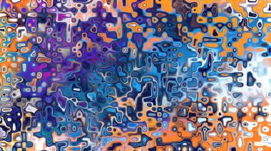 Yumuşak mor ve pembe tonlara sahip soyut organik hücresel doku, sıvı mozaik desen ve rüya gibi dijital yüzey