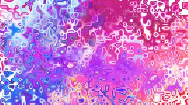 Yumuşak mor ve pembe tonlara sahip soyut organik hücresel doku, sıvı mozaik desen ve rüya gibi dijital yüzey