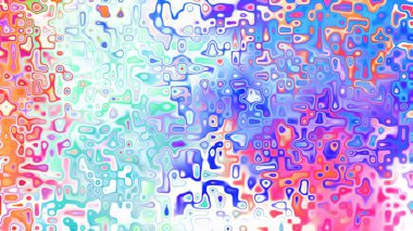 Yumuşak mor ve pembe tonlara sahip soyut organik hücresel doku, sıvı mozaik desen ve rüya gibi dijital yüzey