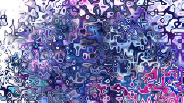 Yumuşak mor ve pembe tonlara sahip soyut organik hücresel doku, sıvı mozaik desen ve rüya gibi dijital yüzey