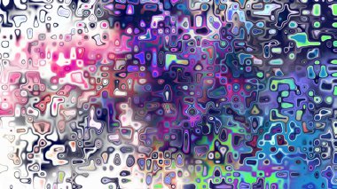 Yumuşak mor ve pembe tonlara sahip soyut organik hücresel doku, sıvı mozaik desen ve rüya gibi dijital yüzey