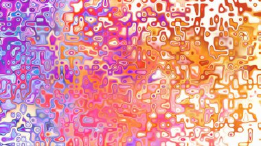 Yumuşak mor ve pembe tonlara sahip soyut organik hücresel doku, sıvı mozaik desen ve rüya gibi dijital yüzey