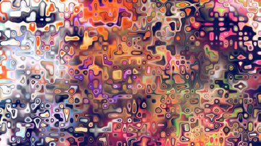 Yumuşak mor ve pembe tonlara sahip soyut organik hücresel doku, sıvı mozaik desen ve rüya gibi dijital yüzey